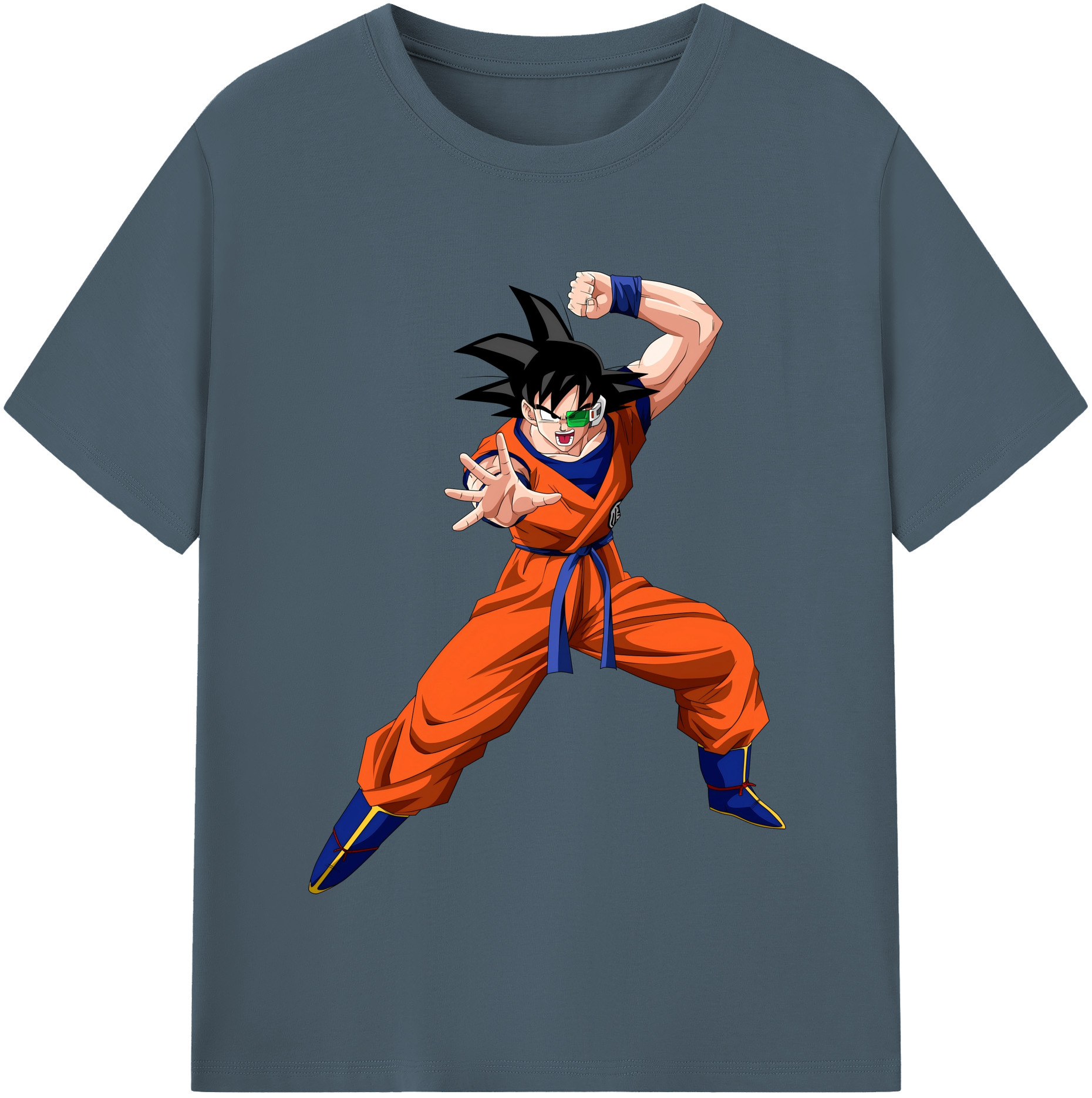 （画像用） ドラゴンボール 孫悟空（そん ごくう）Son Goku カカロット DRAGON BALL Kakarotto 綿100％半袖Tシャツ（フロントプリント）
